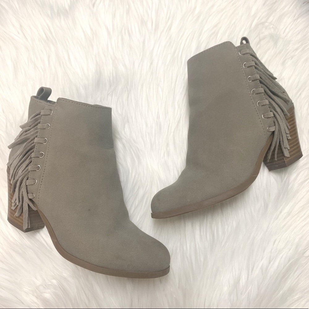 Circus by Sam Edelman | Lennon gray fringe boots